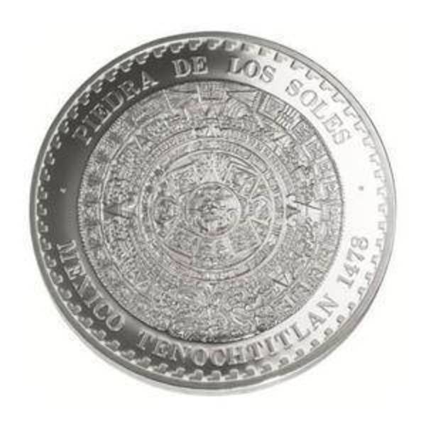Aztec Calendar 2 oz Silver Round 