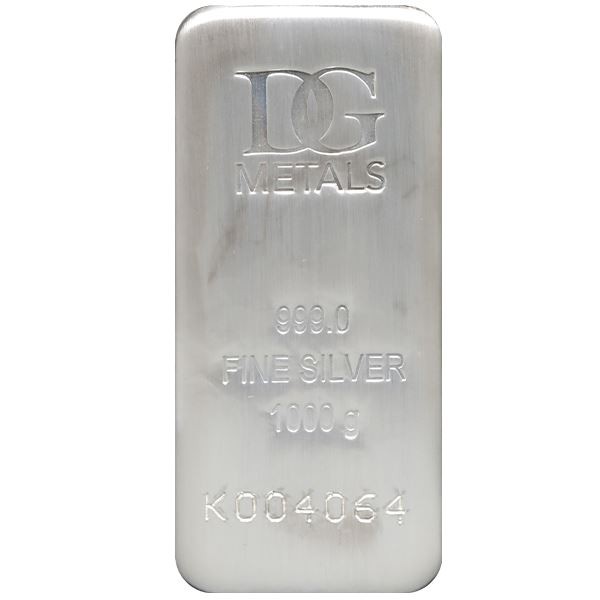 1 Kilo Silver Bar – Dillon Gage