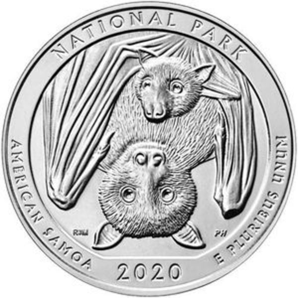 2020 ATB American Samoa National Park 5 oz Silver Coin