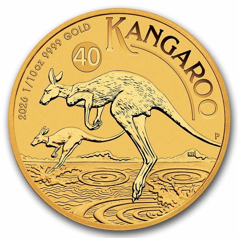 2026 Kangaroo 1/10 oz Gold Coin