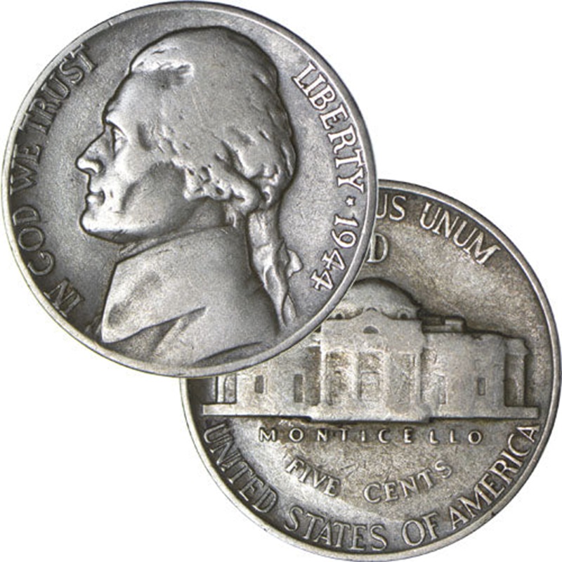 35% Silver War Nickels ($1 FV)
