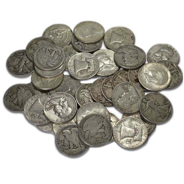 $500 FV 90% Silver Half-Dollars