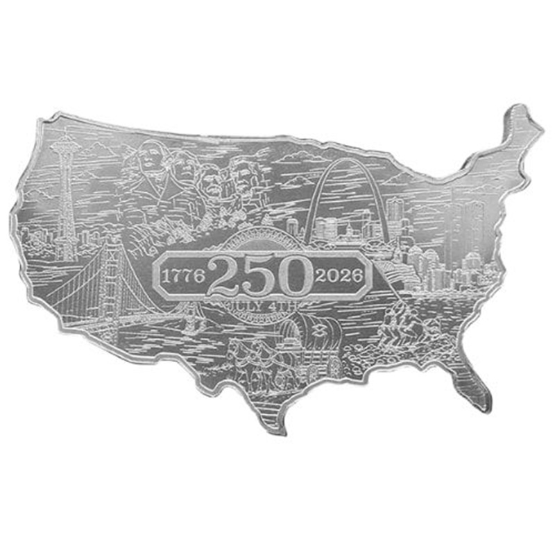 5 oz USA 250 Elemetal Silver Bar