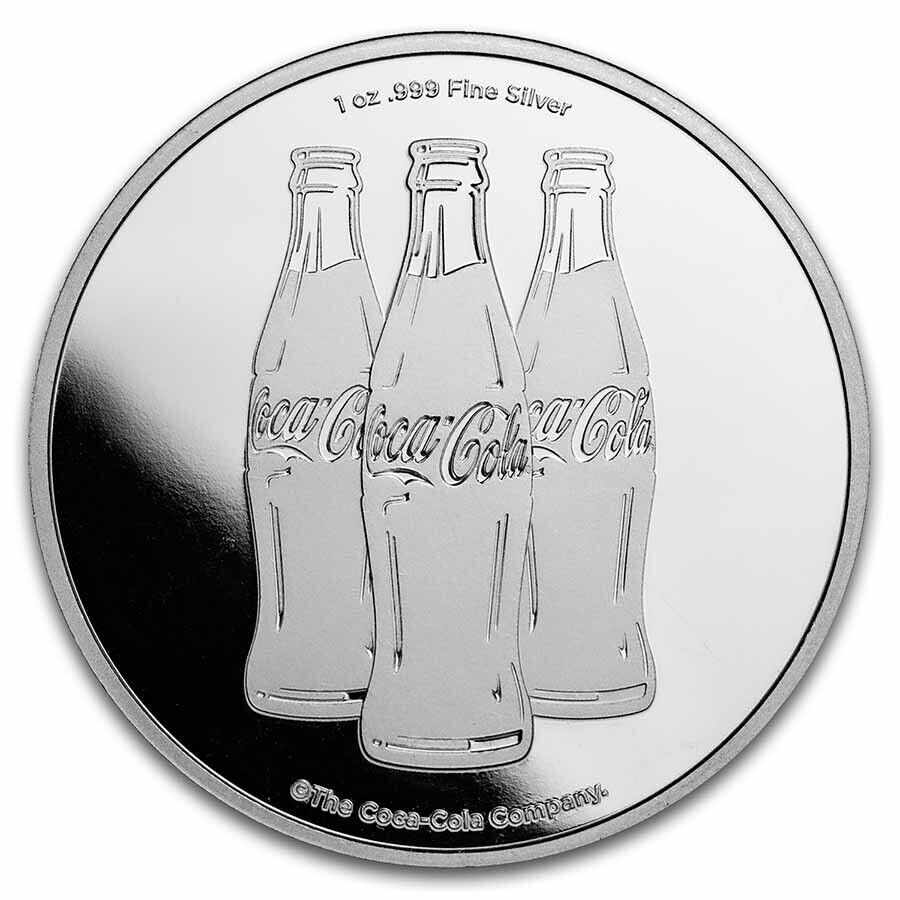 Coca-Cola 1 oz Silver Round