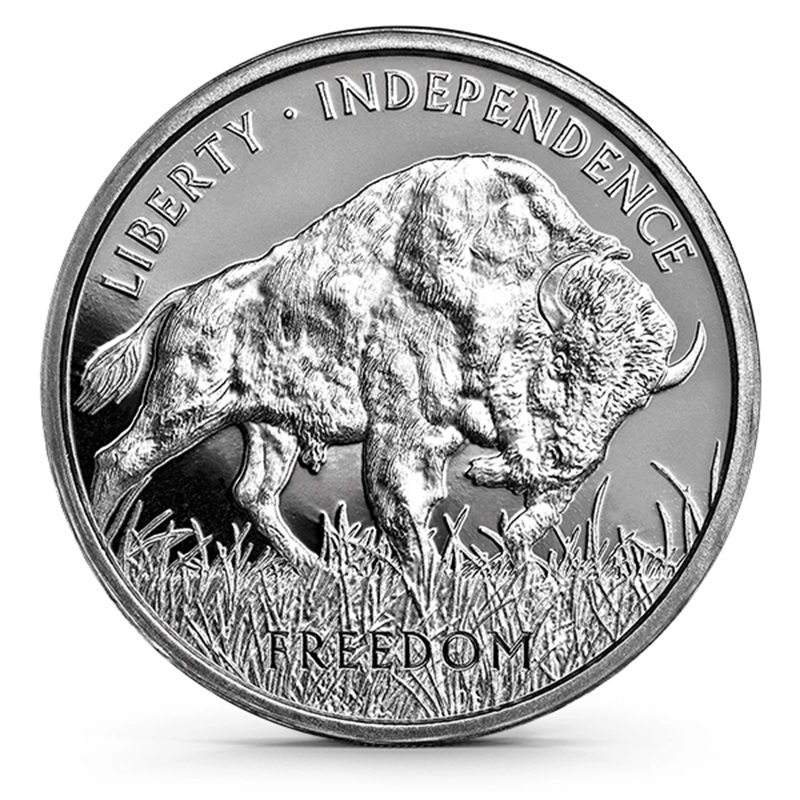 1 oz PAMP USA Buffalo Silver Round