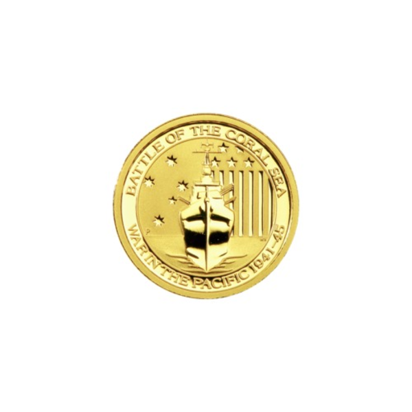2015 Battle of the Coral Sea 1/10 oz Gold Coin