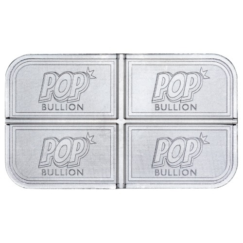 1 oz Pop Bullion Silver Divisible Bar