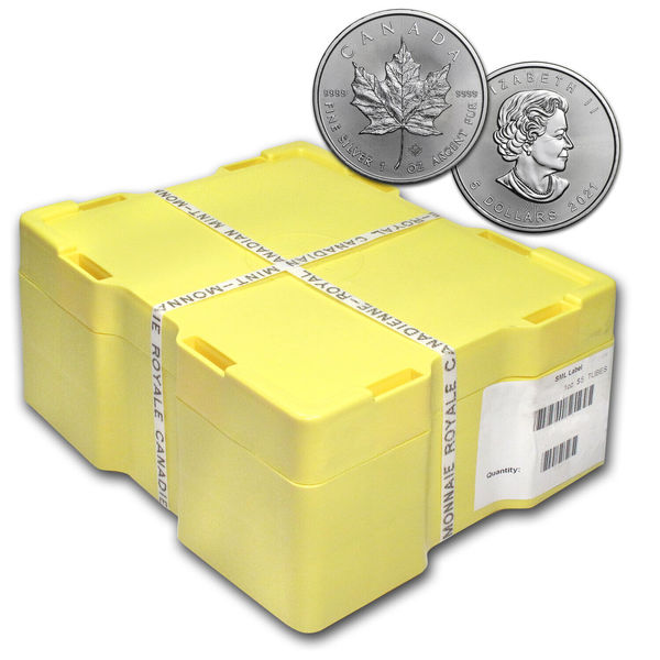 500 oz Silver Maple Leaf Monster Box