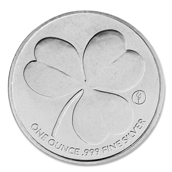 1 oz Shamrock Silver Round