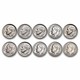 $1 Face Value 90% Silver Roosevelt Dimes 