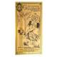 1 New Hampshire Goldback 1/1000 oz 24K Gold Foil Aurum Note