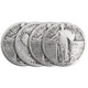 $1 Face Value 90% Silver Standing Liberty Quarters - Worn Dates