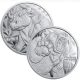 1/2 oz Silver Bull and Bear Round