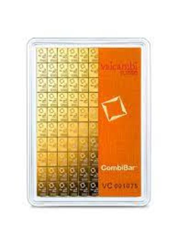 Valcambi CombiBar - 100 Gram Gold Bar